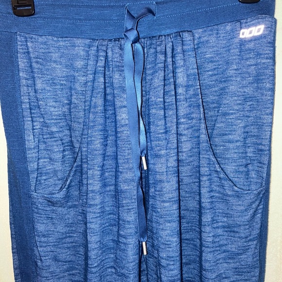 Lorna Jane Life XS Blue Elastic Waist Soft Jogger Track Pants Pockets viscose - Picture 2 of 7